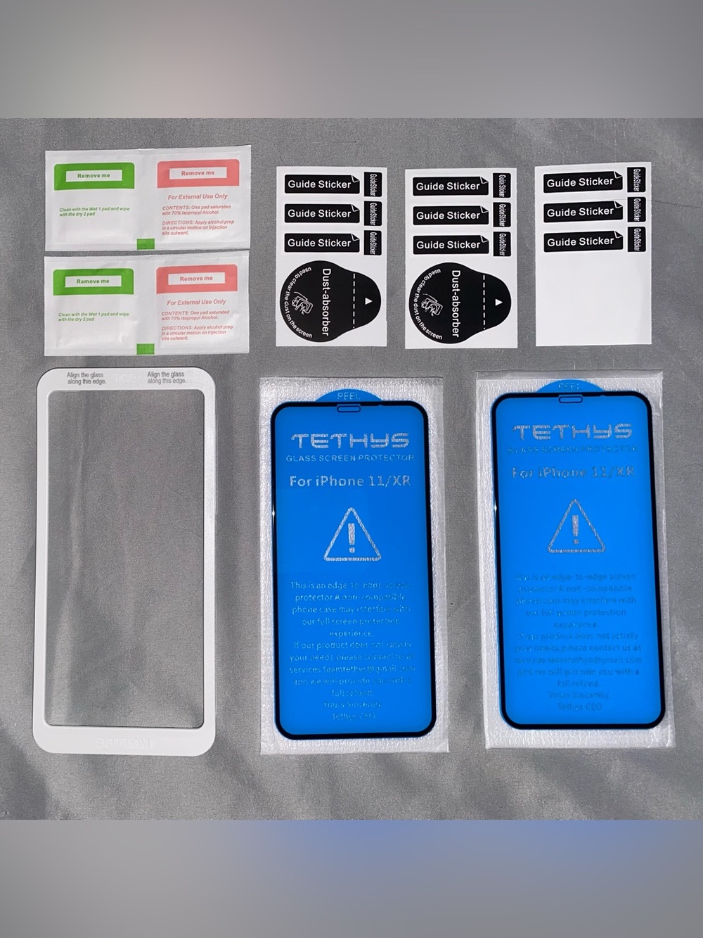 TETHYS Full Framed Screen Shield Glass Screen Protector for iPhone 11/XR